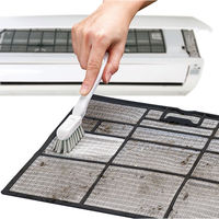 エアコン フィルター ブラシ ホコリ取り 掃除用品 1本入 1個 まめいた
