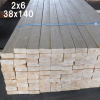 大日本木材防腐 SPFツーバイ材2×6×8F（38×140mm 長さ2336mm） 1セット(3本)（直送品）