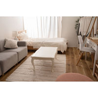 東谷 猫脚コタツ 長方形 KT-412WH 1台（直送品）