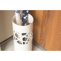 東谷 ROOM ESSENCE 傘立て 幅195×奥行195×高さ490mm ホワイト LFS-181WH 1台（直送品）