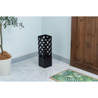 東谷 ROOM ESSENCE 傘立て 幅160×奥行160×高さ490mm ブラック LFS-183BK 1台（直送品）