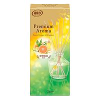 お部屋の消臭力 プレミアムアロマ スティック  部屋用 スイートオレンジ＆ベルガモット 本体 65ml 1セット（1個×3） 消臭剤 芳香剤