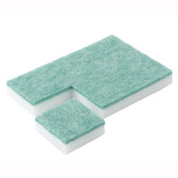 激落ちくん 水だけで落ちる セスキ＋メラミンクリーナー お掃除用スポンジ 油汚れ用 12カット×2枚 1個 レック