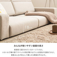 【軒先渡し】岩附　Rola-Hi/ローラ・ハイ　ハイバックローソファー 2人掛け 幅150cm　IW-181　1個（直送品）