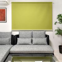 トーソー 【規格品】チェーンタイプ・ロールスクリーン 幅45cm×高さ180cm グリーン 4975559890586 1セット（直送品）