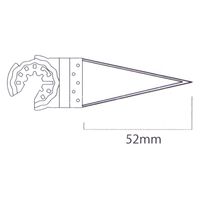 アイガーツール マルチブレード 粘着はがし/けずり用 EGMB-4 1個（直送品）