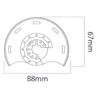 アイガーツール マルチブレード 木/樹脂/金属 EGMB-6 1個（直送品）