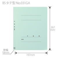 プラス 紙製ファイル フラットファイル 年組氏名 B5 タテ ブルー 79525 1袋(10冊入)