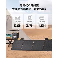 BougeRV 折り畳みソーラーパネル200W ISE180 1台（直送品）