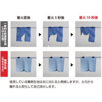 日光物産 バリアーマン B9040 難燃防護服 LL ブルー 1着（直送品）