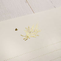 包む レターセット ミモザと蝶 TL095 1パック