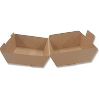 シモジマ ネオクラフト バーガーBOX 1個用 004248059 1袋(20枚)