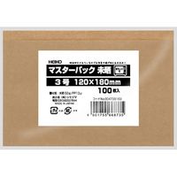 シモジマ マスターパック 3号 未晒PP 004738163 1袋(100枚)