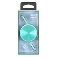 センチュリー BaumCableコードリール式ケーブル アップルグリーン AC-CCR-CC75GR 1台（直送品）