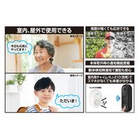 カシムラ 呼び出しカメラ 防水/どこでも設置 KJ-198 1台