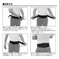 ウィキャン WETECH 骨盤サポーターM/L 骨盤回り 75~95cm WJ-8138 1個（直送品）