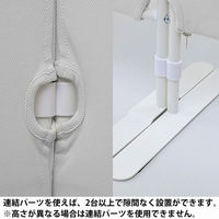 アスクル　マルチワーク　クロススクリーン　幅1200×奥行500×高さ1800mm　ライトグレー　1台 オリジナル