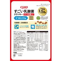 いなば CIAO チャオ すごい乳酸菌クランキー かつお節入り かつおミックス味 国産 500g 3袋 キャットフード