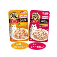 いなば CIAO チャオ 焼かつおディナー かつお節・しらすバラエティ 国産（50g×6袋）3箱 キャットフード 猫用 パウチ