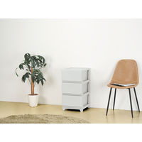 JEJアステージ　デコニーシーヴォ3段　ライトグレー　　1台