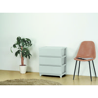 JEJアステージ　デコニーシーヴォワイド3段　ライトグレー　　1台