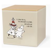 錦化成 ムーミン フタ付ティッシュケース(BE×L-fri) 4460131 1個