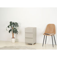 JEJアステージ　壁付デコニーシーヴォ3段　グレージュ　　1台