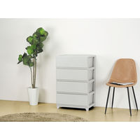 JEJアステージ　デコニーシーヴォワイド4段　ライトグレー　　1台