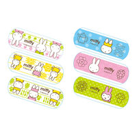 ニチバン 救急絆創膏 ケアリーヴ キャラクター ミッフィー ジュニアサイズ（子供用） 21mm×58mm CLB16MFN 1箱（16枚入）