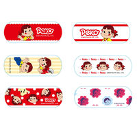 ニチバン 救急絆創膏 ケアリーヴ キャラクター ペコちゃん ジュニアサイズ（子供用） 21mm×58mm CLB16PK 1箱（16枚入）