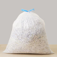 ゴミ袋 半透明 結びひも付 ポリ袋 普通 30L 100枚入 1パック 厚さ：0.015mm オルディ