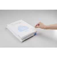 ゴミ袋 半透明 結びひも付 ポリ袋 普通 35L 100枚入 5パック 厚さ：0.015mm オルディ