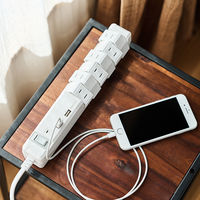 ファーゴ 延長コード 電源タップ AC 12個口 USB付き 1m ホワイト PT160112WH 1個