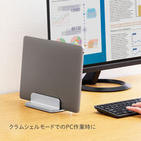 キングジム ノートパソコンスタンド(縦置き) NPS25-SL 1台