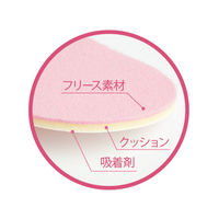 オカ 貼る便座シート 貼っぴぃ プレーン ピンク 29011 1枚