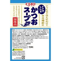 いなば CIAO チャオ かつおスープ ささみ・しらす入り 国産 30g 1セット（1袋×16）猫用