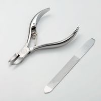 グリーンベル ステンレス製ニッパーツメキリ&ツメヤスリセット G-1027 1個