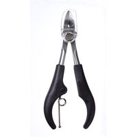 グリーンベル ステンレス製ニッパーつめきり(つめ飛びガード付き) G-1051 1個