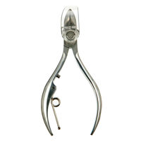 グリーンベル ステンレス製ニッパーつめきり（つめ飛びガード付き） G-1050 1個