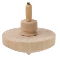 池田工業社 木地引きコマ（ヒモ付） 1セット（1パック（6個入）×10）