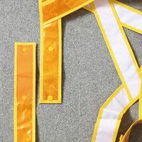 三ツ星貿易 サイズ調整型 高輝度発光帯 SBーYーA 1枚（直送品）