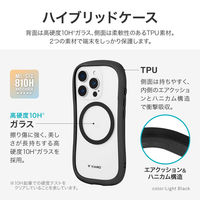 MSソリューションズ iPhone 16 Pro 高速充電・耐傷・耐衝撃ケース ライトブラック LN-IP24VMCLBK 1個