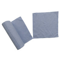 マイクロファイバークロス ロールカット 超吸水 繰り返し使える ふきん 20+2カット入 約22×22cm ブルー 1個