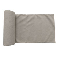 マイクロファイバークロス ロールカット 超吸水 繰り返し使える ふきん 20+2カット入 約22×22cm グレー 1セット（1個×10）