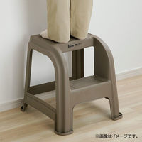 ベストコ 踏み台 ステップ ステップ台 脚立 L ブラウン Boite MA-4120 1個