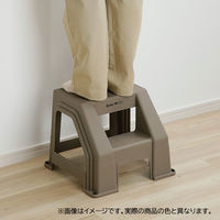 ベストコ 踏み台 ステップ ステップ台 脚立 M カーキ Boite MA-4118 1個