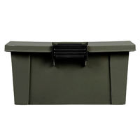 ベストコ コンテナ ボックス 収納 積み重ね L 浅型 カーキ Boite MA-4007 1個