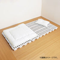 ベストコ すのこ 連結 プラスチック ハーフ アイボリー 37.5×38cm MA-4225 1個