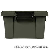 ベストコ コンテナ ボックス 収納 積み重ね M 浅型 ブラック Boite MA-4002 1個