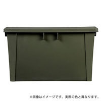 ベストコ コンテナ ボックス 収納 積み重ね L 深型 ブラック Boite MA-4011 1個